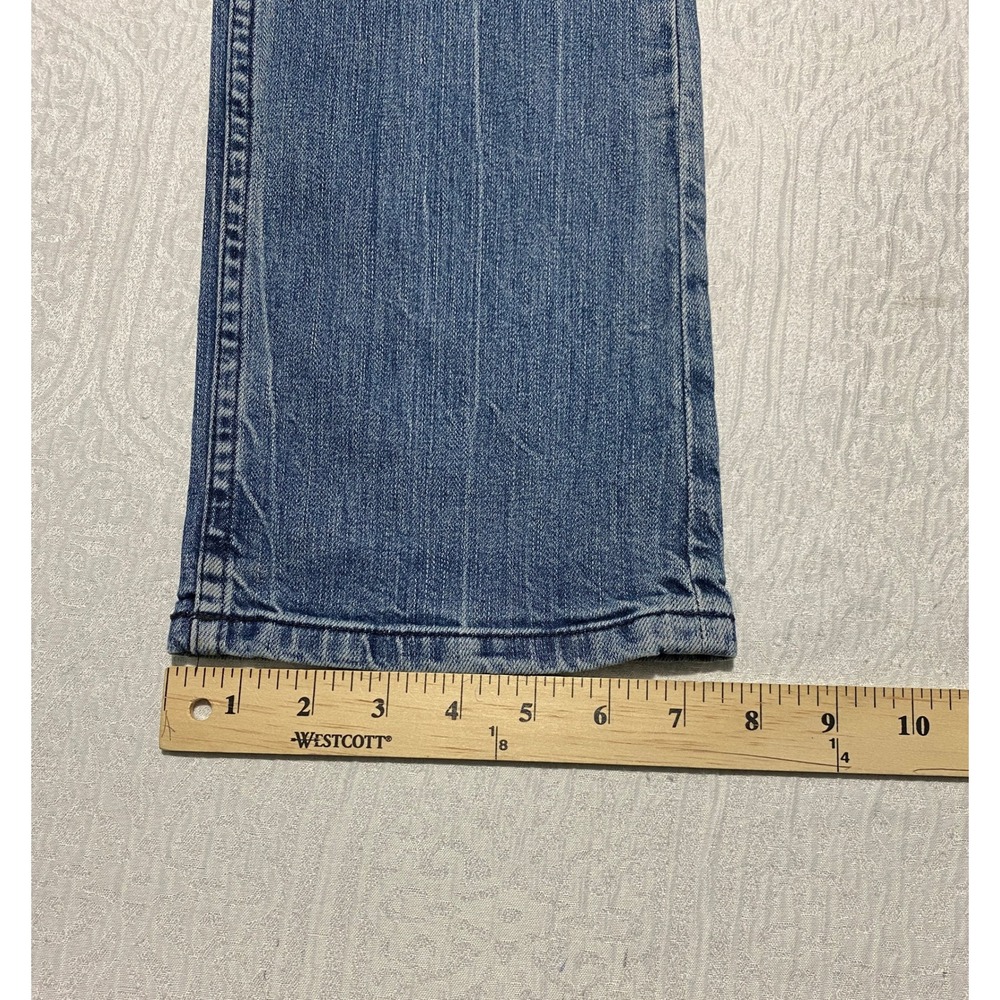 Armani Exchange AX Mens Straight Leg Blue Denim Jeans 28 Short Low Rise - Picture 10 of 10